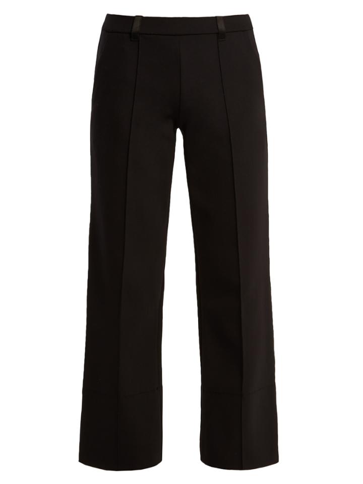 The Row Alise Wide-leg Scuba-jersey Trousers