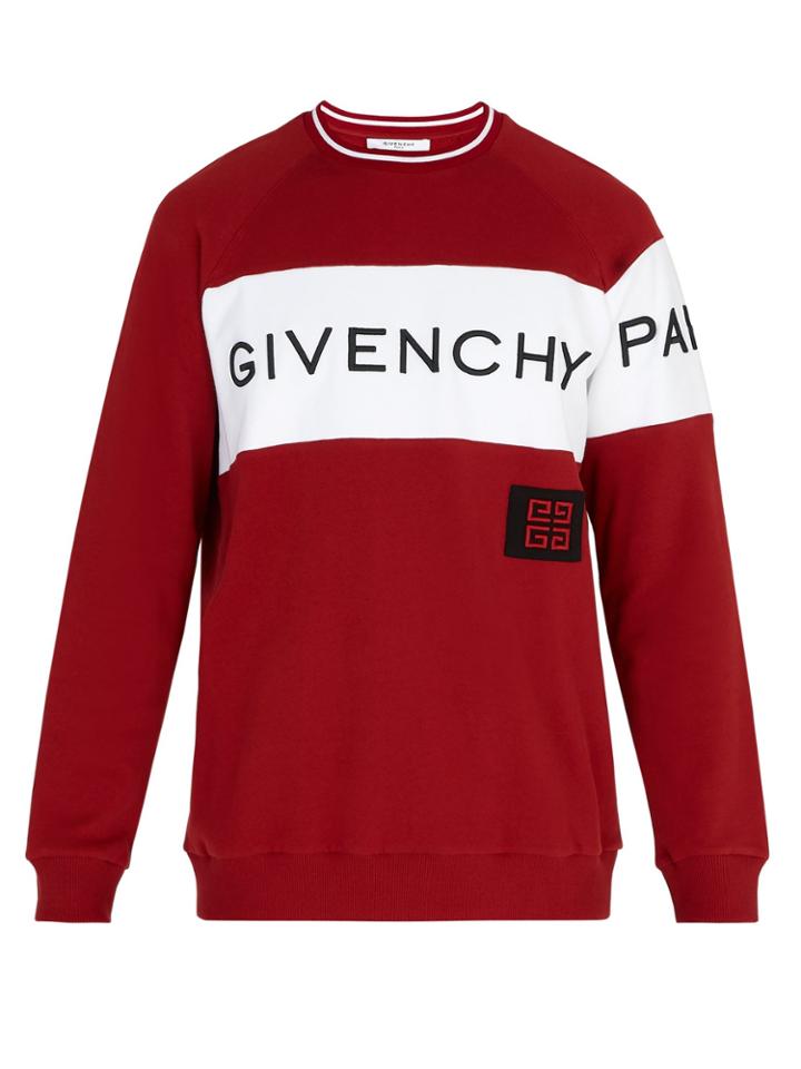 Givenchy Logo-embroidered Cotton Sweater