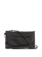 Matchesfashion.com Balenciaga - Neo Classic Small Grained-leather Pouch - Mens - Black