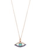 Ileana Makri Sapphire, Apatite, Pearl & Rose-gold Necklace