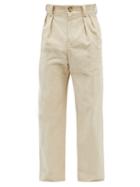 S.s. Daley - Hockney Corduroy Straight-leg Trousers - Mens - White