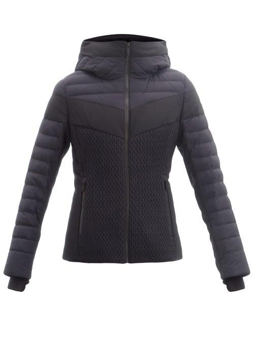 Matchesfashion.com Fusalp - Amalienne Smocked Quilted Down Ski Jacket - Womens - Black