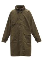 South2 West8 - Carmel Patch-pocket Cotton-blend Twill Coat - Mens - Green