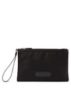 Tom Ford - Logo-patch Leather-trim Shell Pouch - Mens - Black