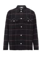 Matchesfashion.com Isabel Marant - Fesleyhi Windowpane-check Felted-flannel Shirt - Mens - Blue Multi