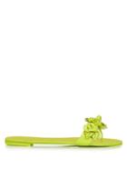 Sophia Webster Floral-embellished Patent-leather Slides