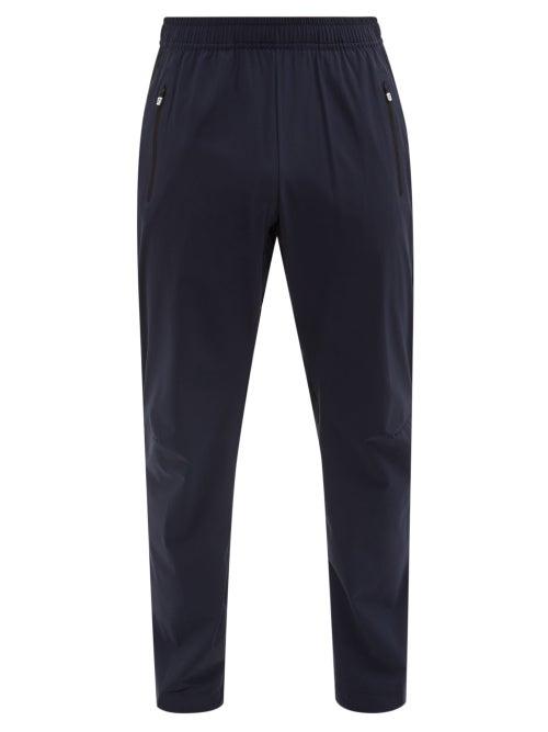 Matchesfashion.com On - Zipped And Drawstring-cuff Shell Track Pants - Mens - Navy