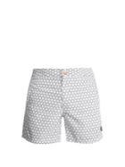 Retromarine Honeycomb-print Swim Shorts