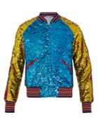 Gucci Sequin-embellished Bomber Jacket