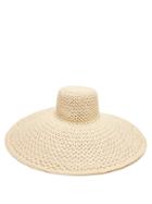 Matchesfashion.com Lola Hats - Pergola Wide Brim Straw Hat - Womens - Beige