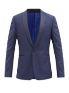 Matchesfashion.com Paul Smith - Soho-fit Wool-blend Twill Tuxedo Suit - Mens - Navy