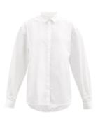 Matchesfashion.com Totme - Oversized Cotton-poplin Shirt - Womens - White