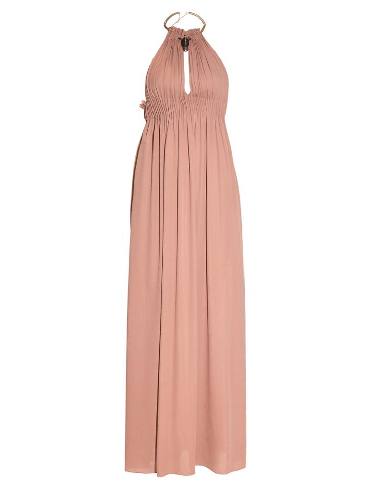 Valentino Halterneck Silk-crepe Gown