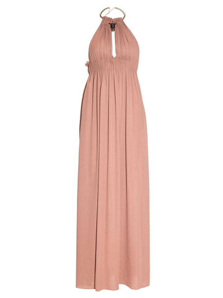 Valentino Halterneck Silk-crepe Gown