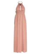 Valentino Halterneck Silk-crepe Gown
