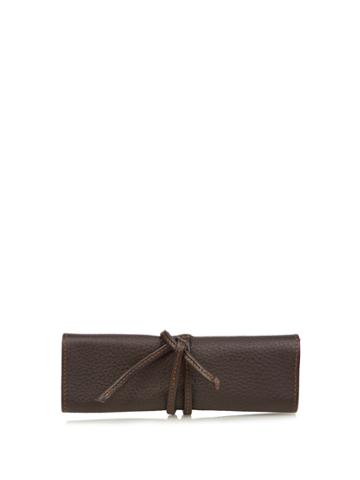 F. Hammann Leather Roll Watch Case