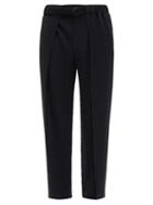 Matchesfashion.com Homme Pliss Issey Miyake - Belted Technical-pleated Trousers - Mens - Black