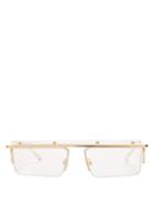 Matchesfashion.com Le Specs - The Flex Sunglasses - Womens - Gold