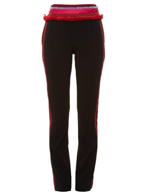 Altuzarra Archie Fringe-trimmed Tuxedo Trousers
