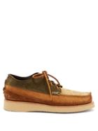 Yuketen - Maine Suede Derby Shoes - Mens - Brown Multi