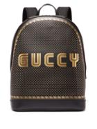 Matchesfashion.com Gucci - Guccy Leather Backpack - Mens - Black