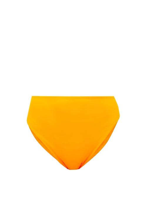 Matchesfashion.com Jade Swim - Incline High-rise Bikini Briefs - Womens - Orange