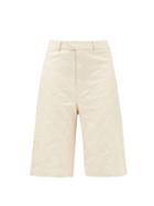 Matchesfashion.com Dodo Bar Or - Ossi Quilted Leather Shorts - Womens - Cream