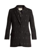 Gucci Single-breasted Wool And Silk-blend Blazer