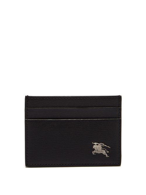 Matchesfashion.com Burberry - London Leather Cardholder - Mens - Black