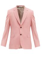 Matchesfashion.com Alexander Mcqueen - Wool Blend Suit Jacket - Mens - Pink
