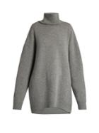 Raey Displaced-sleeve Roll-neck Wool Sweater