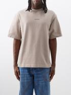 Acne Studios - Extorr Logo-print Cotton-jersey T-shirt - Mens - Cream