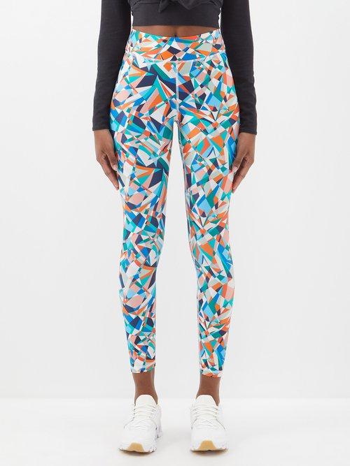 The Upside - Kaleidoscope Printed Recycled-fibre Blend Leggings - Womens - Multi