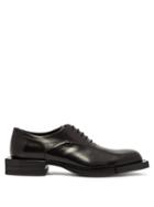 Matchesfashion.com Alexander Mcqueen - Square Toe Leather Derby Shoes - Mens - Black