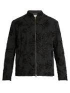 Matchesfashion.com By Walid - Jacob Embroidered Cotton Canvas Jacket - Mens - Black
