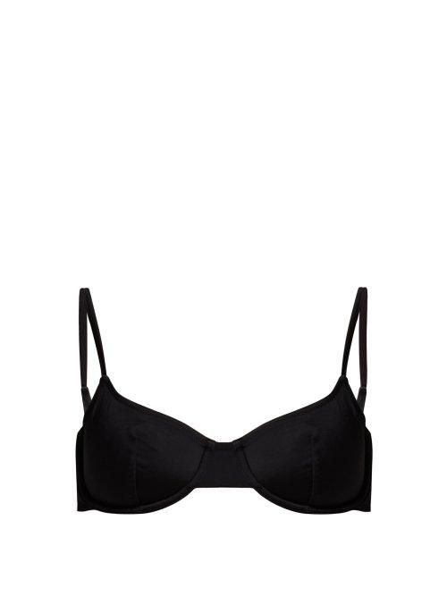 Matchesfashion.com Solid & Striped - The Eva Underwired Bikini Top - Womens - Black