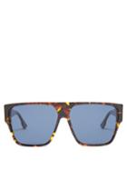 Matchesfashion.com Dior Eyewear - Diorhit Square Frame Sunglasses - Womens - Tortoiseshell