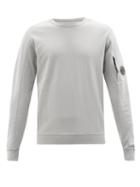 C.p. Company - Goggle-lens Cotton-jersey Sweatshirt - Mens - Grey