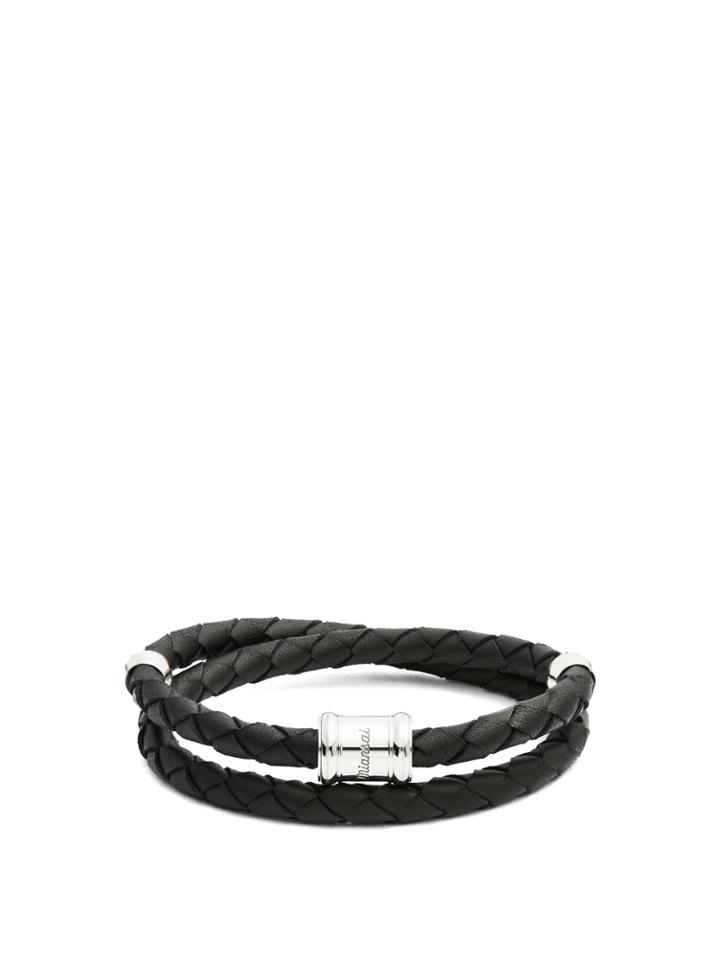 Miansai Casing Braided Leather Bracelet