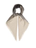 Matchesfashion.com Begg & Co. - Staffa Windowpane Check Cashmere And Silk Scarf - Mens - Grey