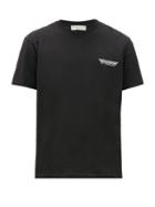 Matchesfashion.com Givenchy - Reflective Logo-print Cotton-jersey T-shirt - Mens - Black