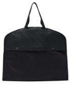 Matchesfashion.com Bottega Veneta - Intrecciato Leather And Canvas Suit Carrier - Mens - Black