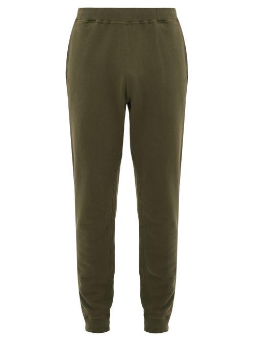 Matchesfashion.com Sunspel - Cotton Loop Back Jersey Track Pants - Mens - Khaki