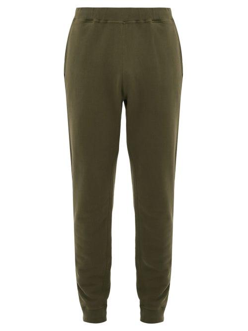 Matchesfashion.com Sunspel - Cotton Loop Back Jersey Track Pants - Mens - Khaki