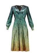 Matchesfashion.com Mary Katrantzou - Theresa Dgrad Sequinned Dress - Womens - Green Multi