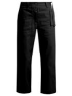 Mm6 Maison Margiela Waist-tie Wide-leg Cropped Jeans