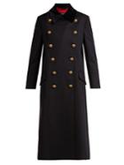 Burberry Double-breasted Wool Military Coat