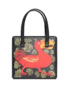 Matchesfashion.com Loewe - Postal Small Dodo-print Leather Bag - Womens - Black Multi