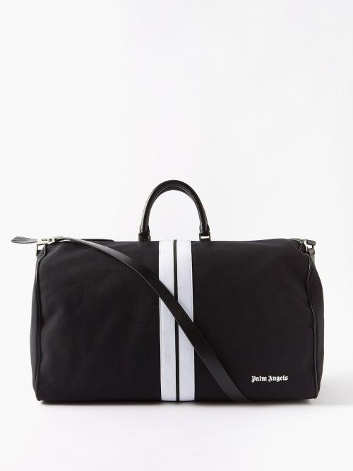 Palm Angels - Venice Logo-print Canvas Holdall - Mens - Black White