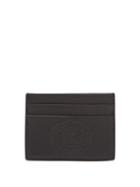 Matchesfashion.com Burberry - Sandon Logo Embossed Leather Cardholder - Mens - Black